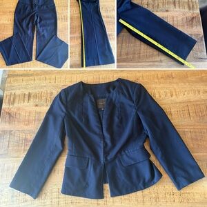 The Limited navy blue pants suit
